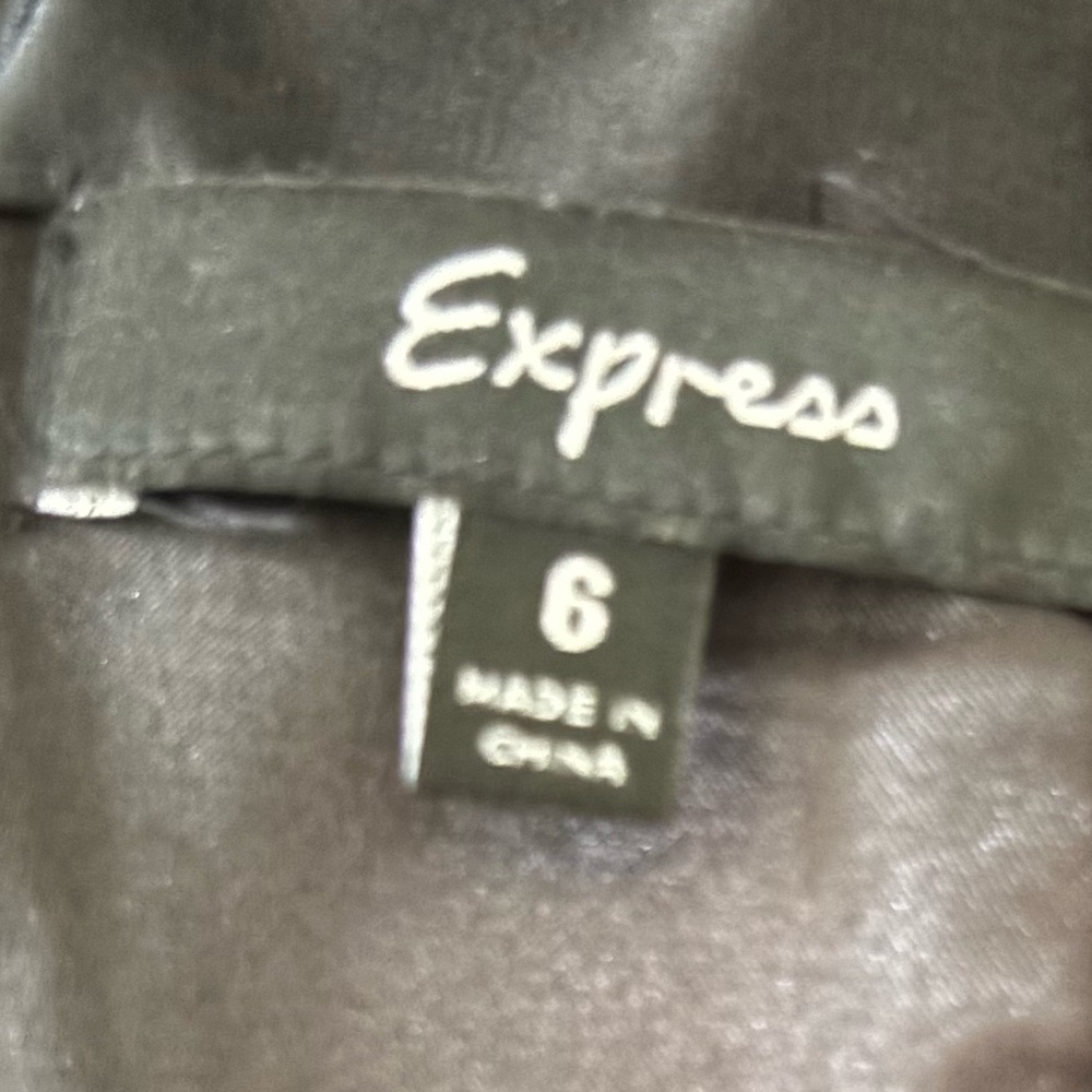 Express Black Strapless Tiered Dress. Brand new, never worn. - Picture 3 of 4